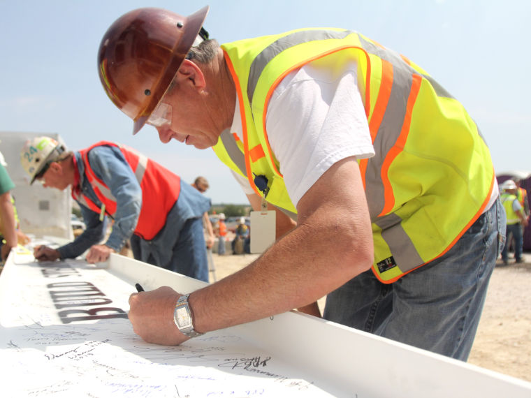 Carl R. Darnall Army Medical Center "topping out" ceremony